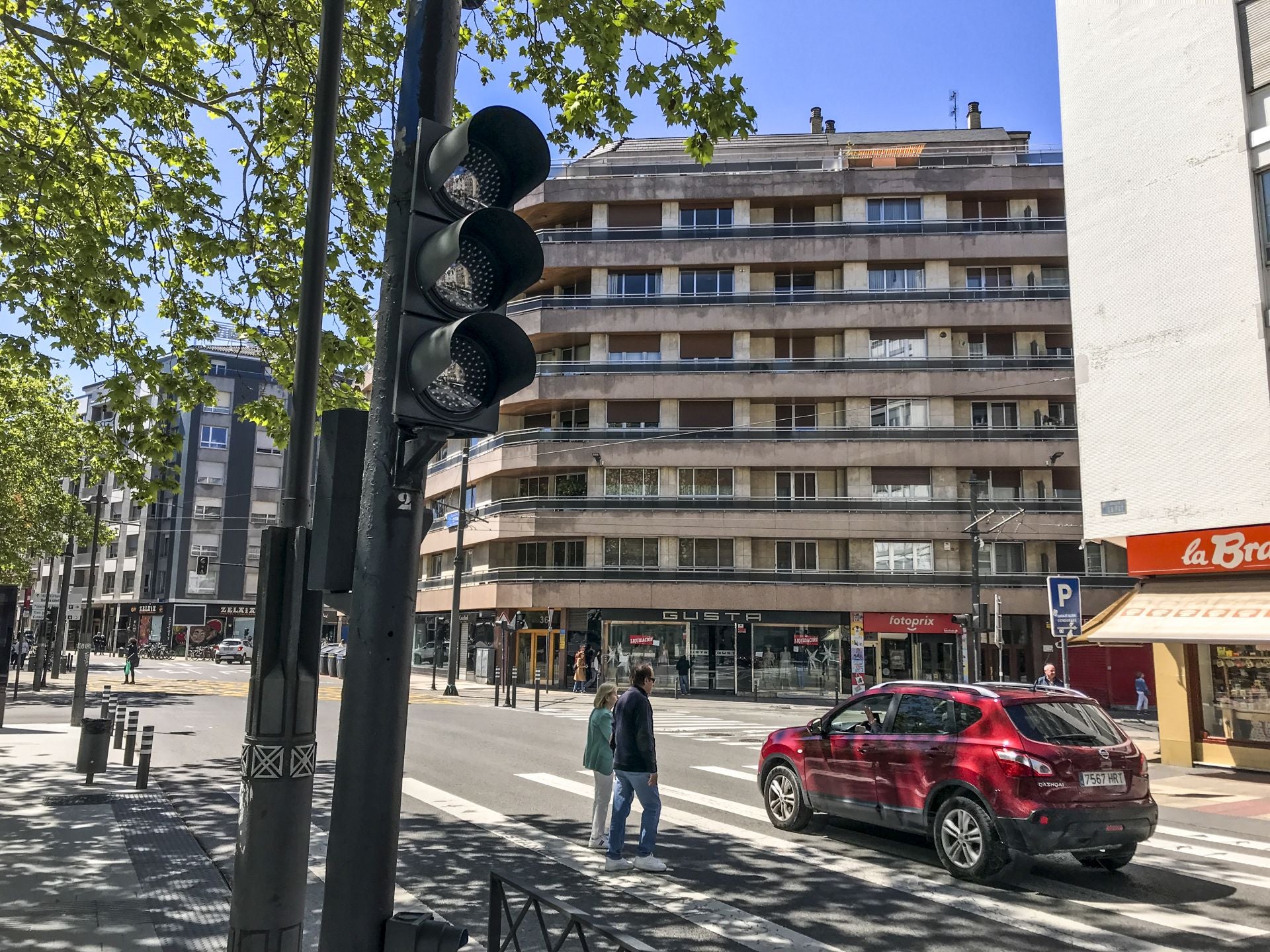 Las imágenes del apagón en Vitoria