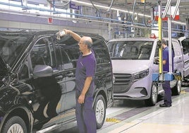 Imagen de la planta de Mercedes en Vitoria.
