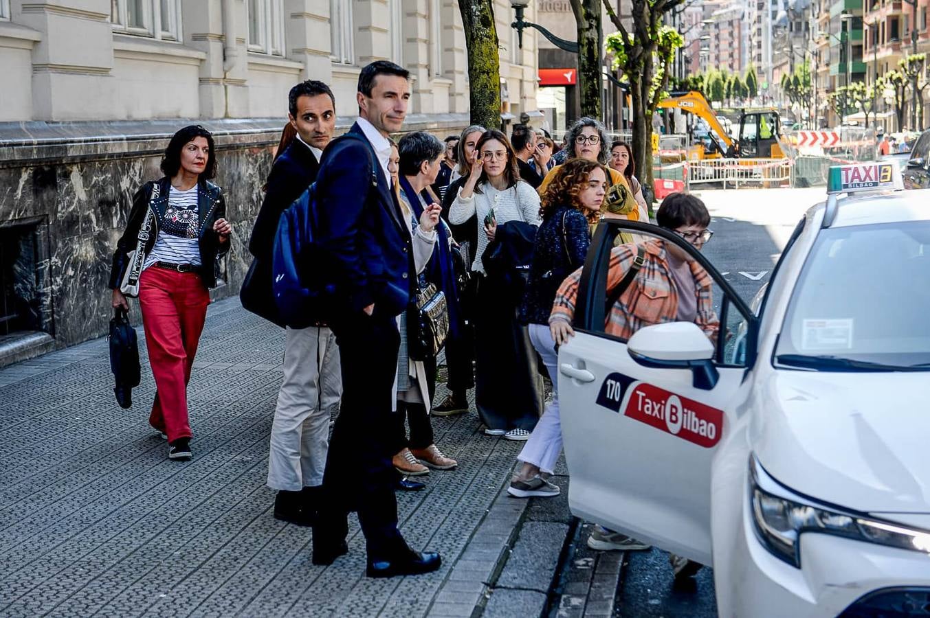 Complicado coger un taxi en Bilbao