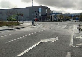 Cruce donde se va a llevar a cabo la actuación.