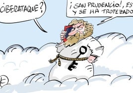 La viñeta de Cerrajería sobre el apagón eléctrico del día de San Prudencio