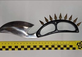 Llave de pugliato incautada.
