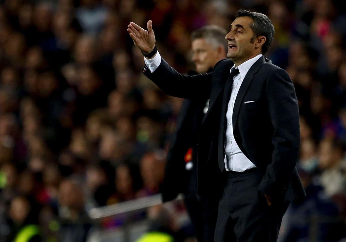 El único y positivo precedente de Valverde contra el Manchester United