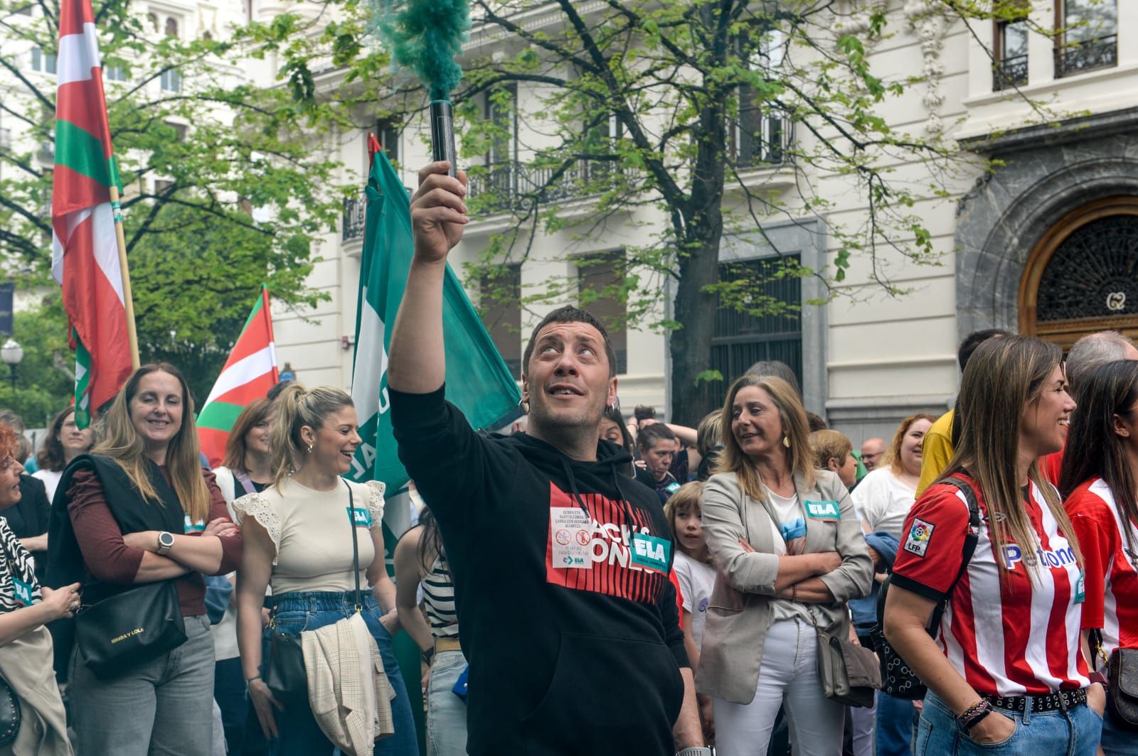 Las manifestaciones por el 1 de mayo, en imágenes