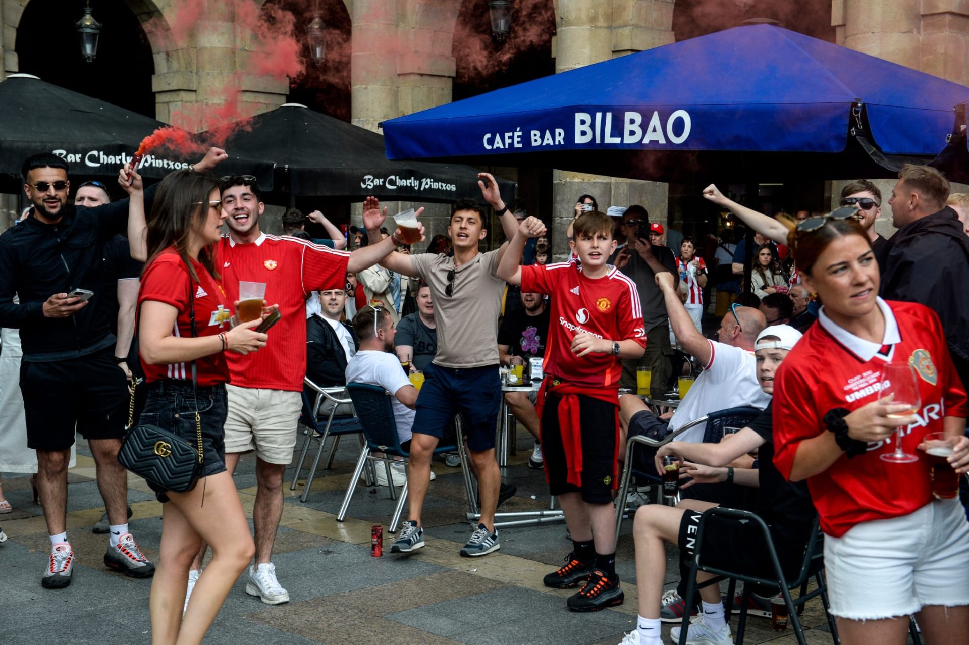 Todas las imágenes de la previa del Athletic-Manchester United
