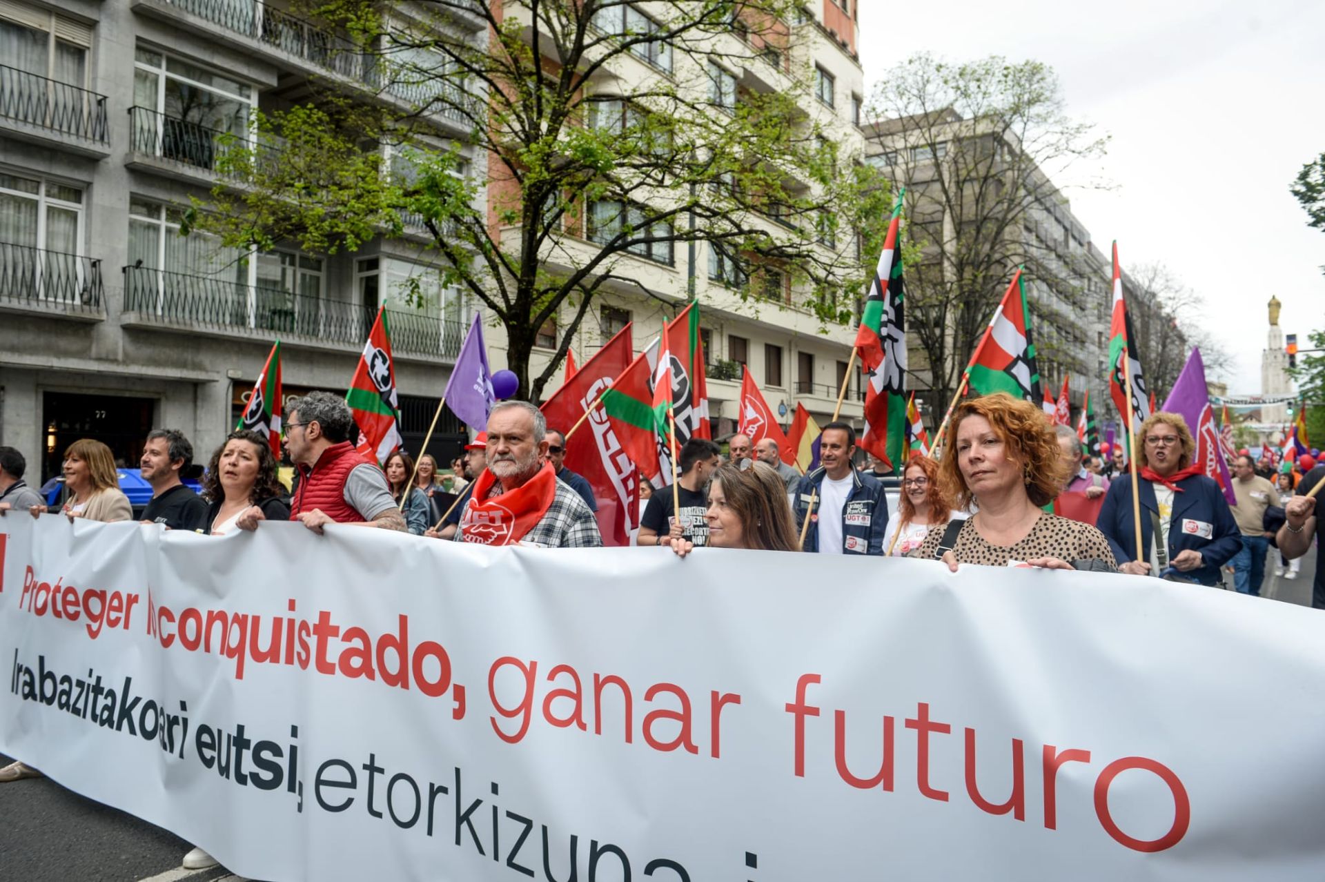 Las manifestaciones por el 1 de mayo, en imágenes
