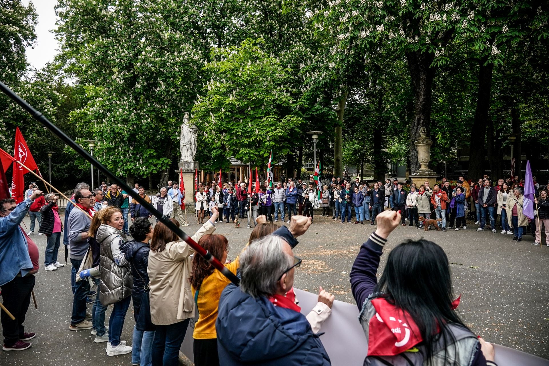 Las imágenes del 1 de mayo en Vitoria
