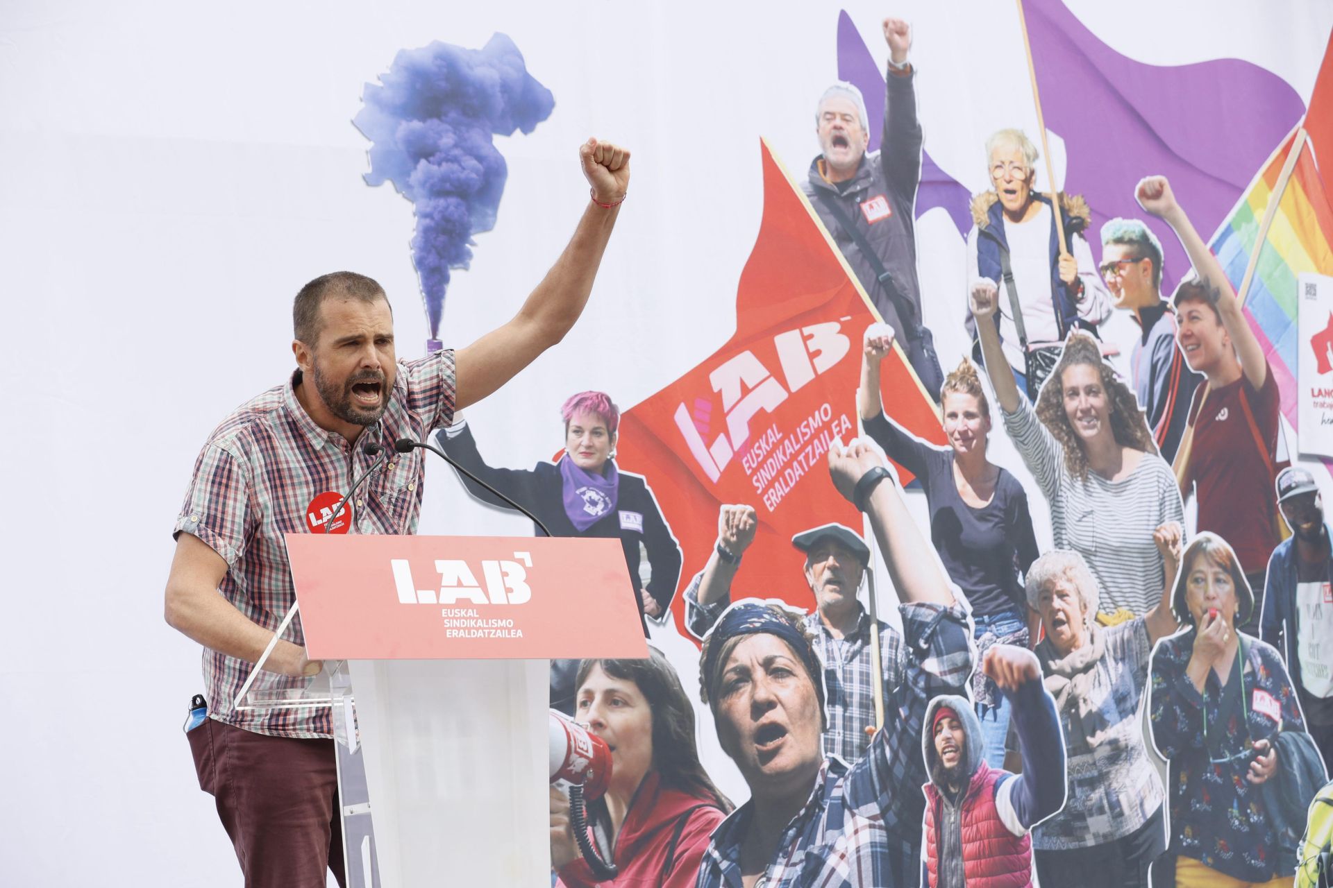 Las manifestaciones por el 1 de mayo, en imágenes