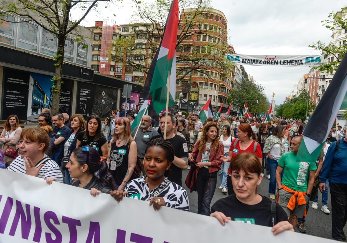 Las manifestaciones por el 1 de mayo, en imágenes