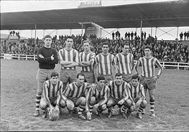 Alineación del Alavés en 1967.