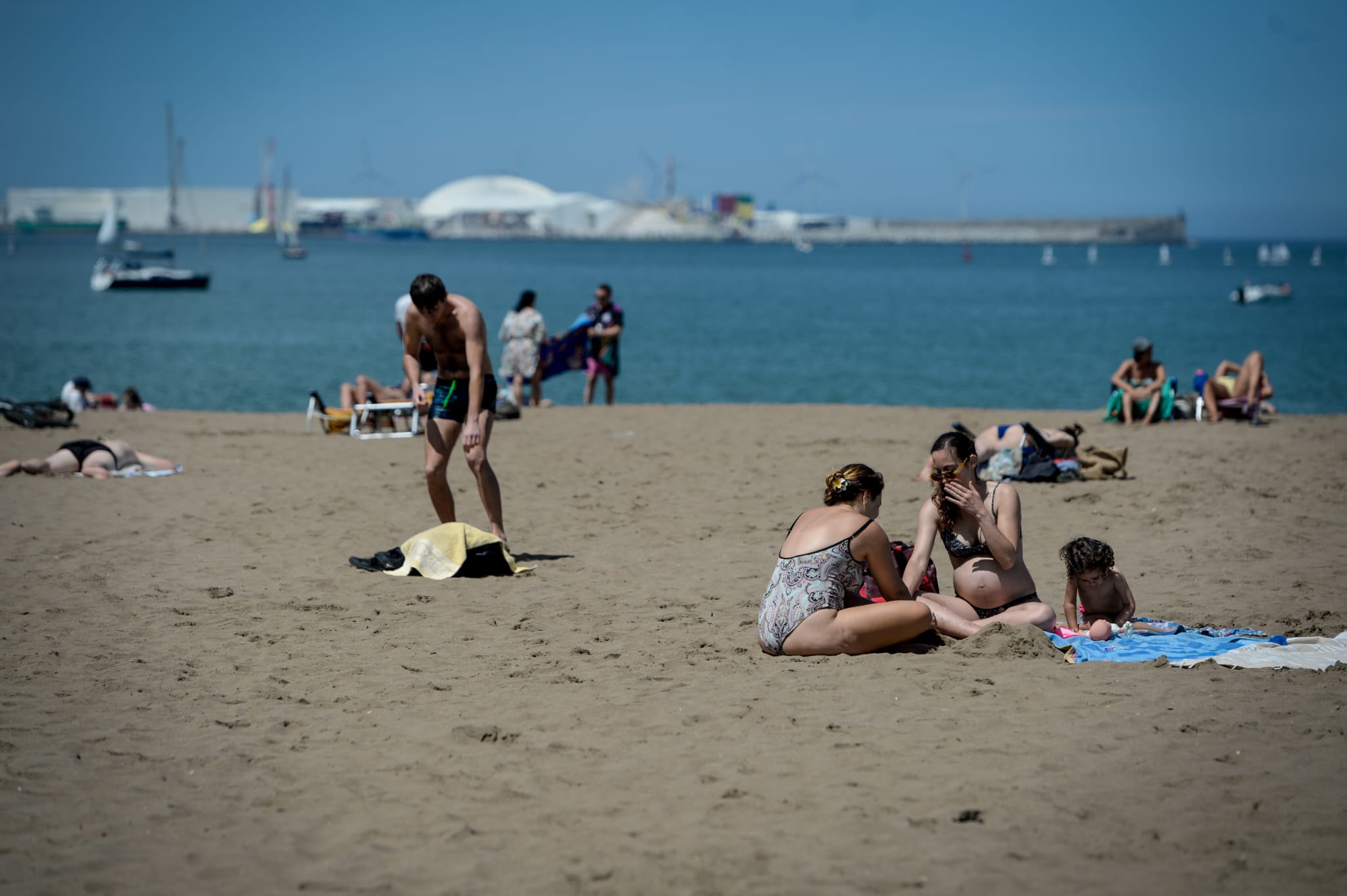 Primer día de playa en Bizkaia