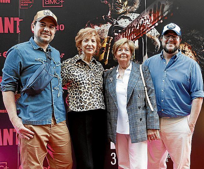 Raúl Moreno, Josefina García, Nieves García y Juanjo Romera. 