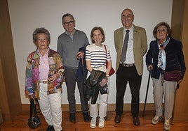 Charo Cerrillo, Gerardo Armesto, Conchita Jalán, José Alipio Morejón y Angelines Montero.