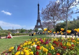 Vista de la Torre Eiffel.