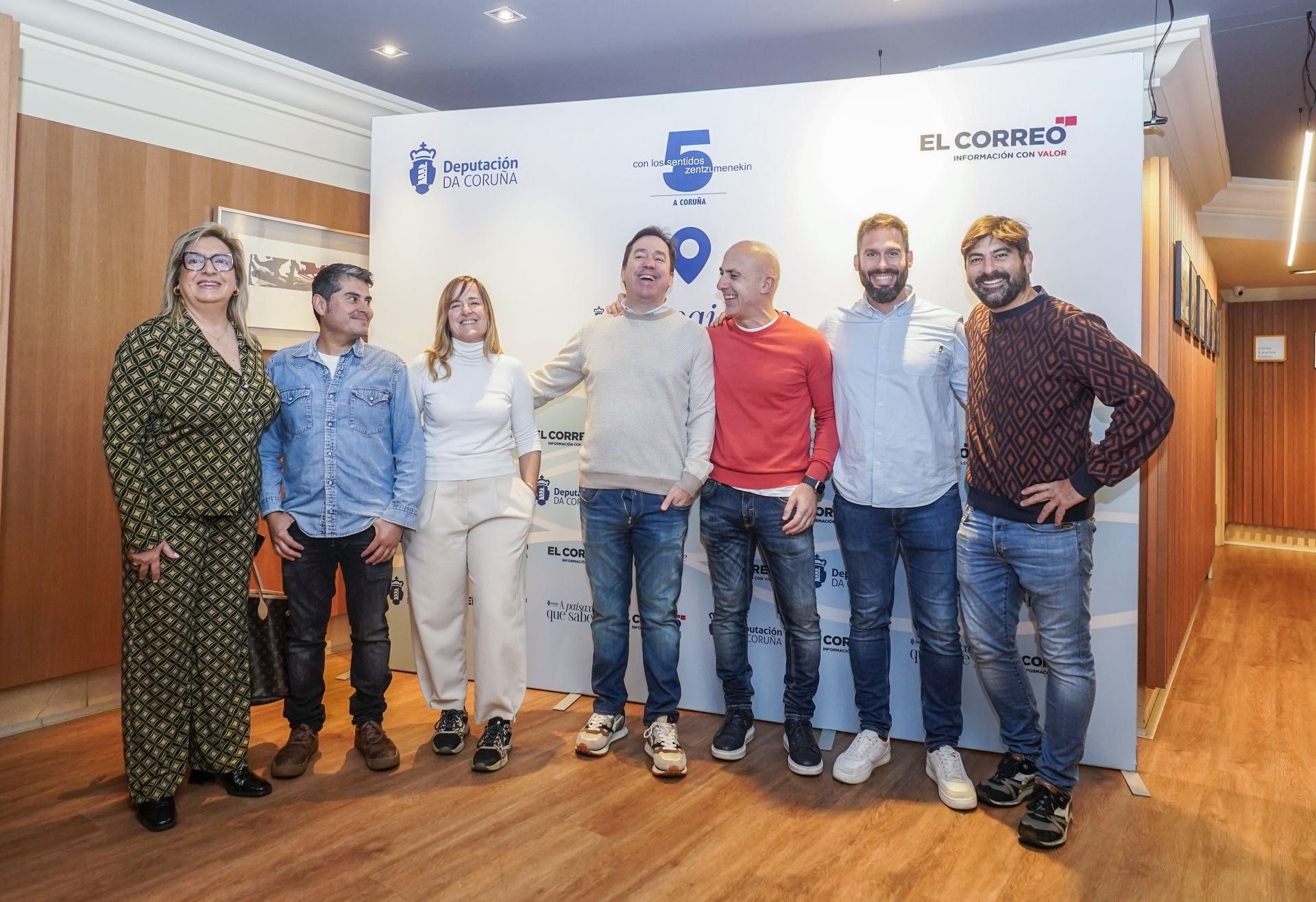 Conchi Sáenz, Carlos Dávalos, Marta y Alberto Ortiz de Zarate, Iñaki Jordana, Pablo Grimaldi y Raúl Fernández.