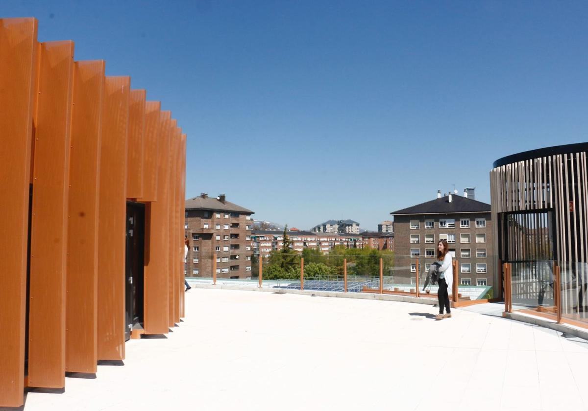 Azotea del Palacio de Congresos Europa.