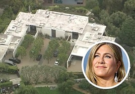 Detenido un hombre tras estrellar su coche contra la entrada de la mansión de Jennifer Aniston