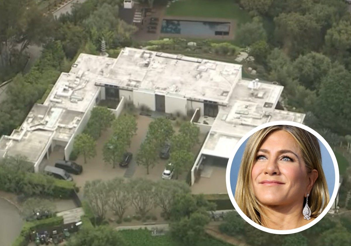 Detenido un hombre tras estrellar su coche contra la entrada de la mansión de Jennifer Aniston