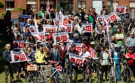 Vecinos afectados por el túnel denuncian que «aumentarán las emisiones de CO2 al fomentar el tráfico privado»