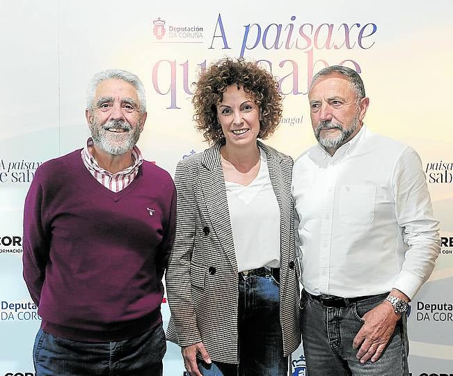 Miguel Ángel Álvarez, Edurne Santiago y Antonio Mena