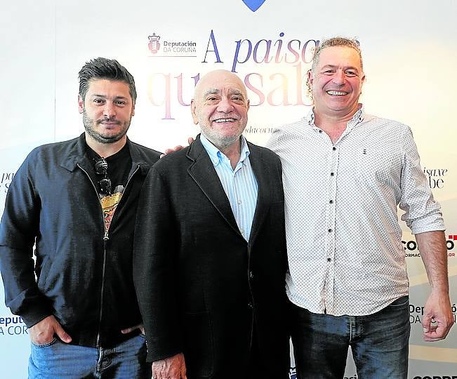 Adrián Leonelli, Luis María García y César Moral.