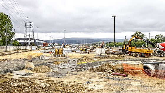 Adif culminará antes de verano la terminal de mercancías para conectar Júndiz con Europa