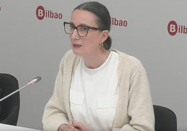 La concejala de Hacienda del Ayuntamiento de Bilbao, Marta Ajuria.