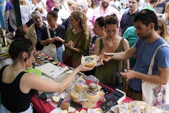 La venta de queso elaborado en Markina será uno de los atractivos de la feria.