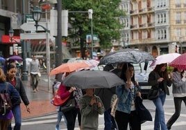 Aviso amarillo en Bizkaia para este sábado por la llegada de «fuertes tormentas» y de una dana