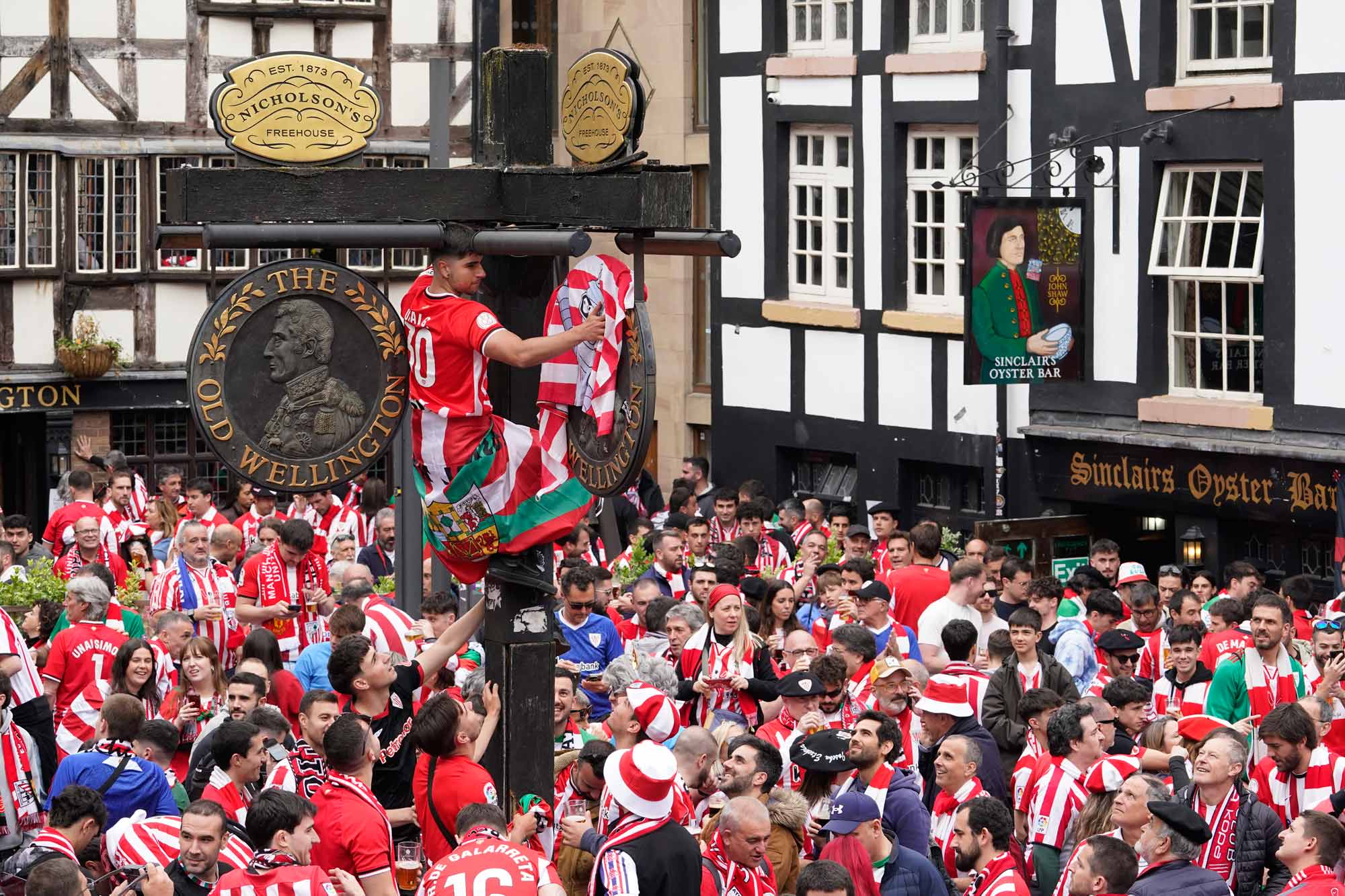 Todas las imágenes de la previa del Manchester United-Athletic