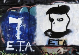 Pintada con el logotipo de ETA.