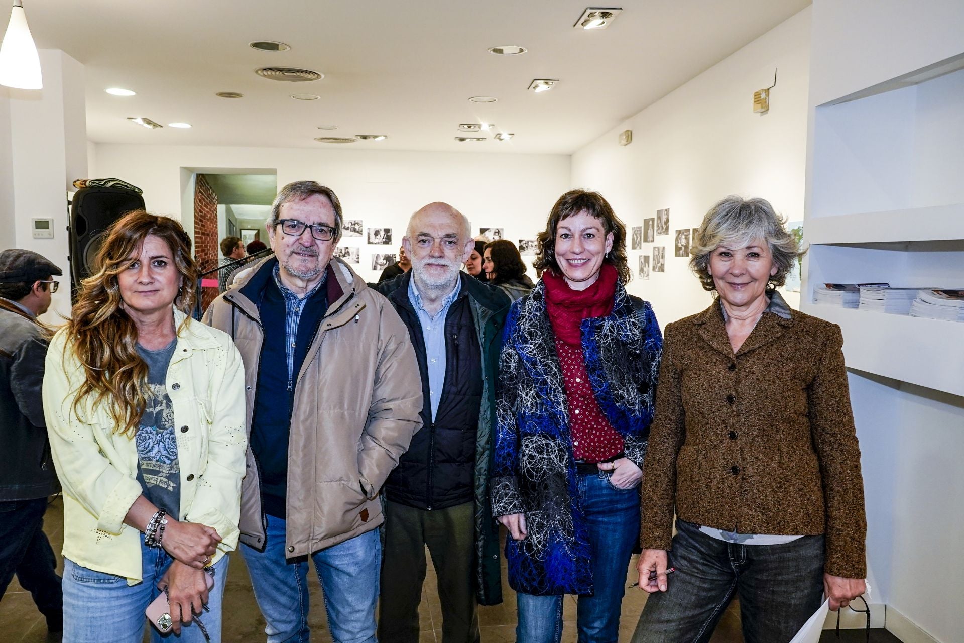 Elena Beltrán de Guevara, Juan Antonio Pérez, José Antonio Eguiara, Leire Sánchez y Maritxu Diez.