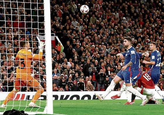 Momento en el que Casemiro pone el 2-1.