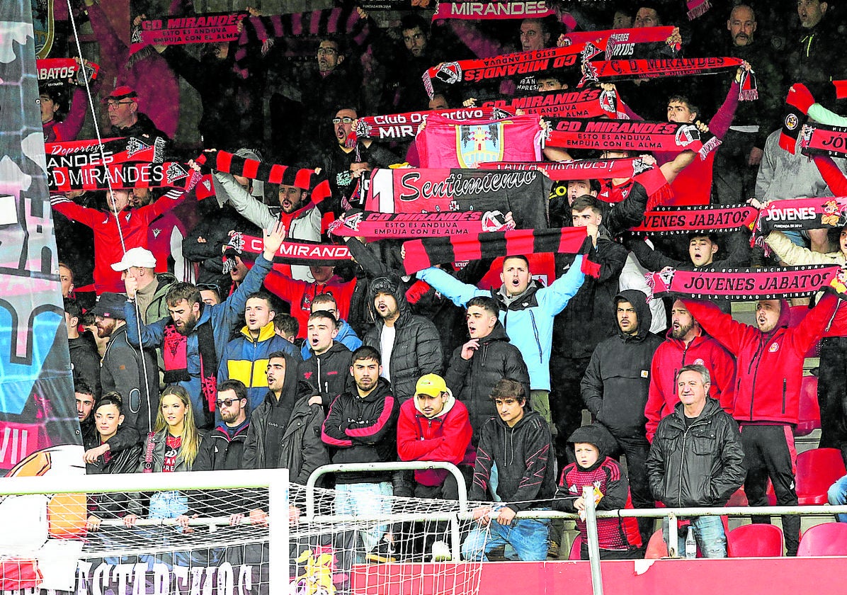 Un triunfo centenario del Mirandés para situarse tercero