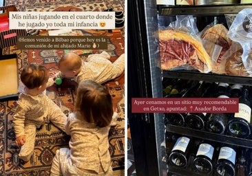 La familia de Marta Pombo, de fin de semana en Bizkaia: de comunión y cena en un conocido asador de Getxo