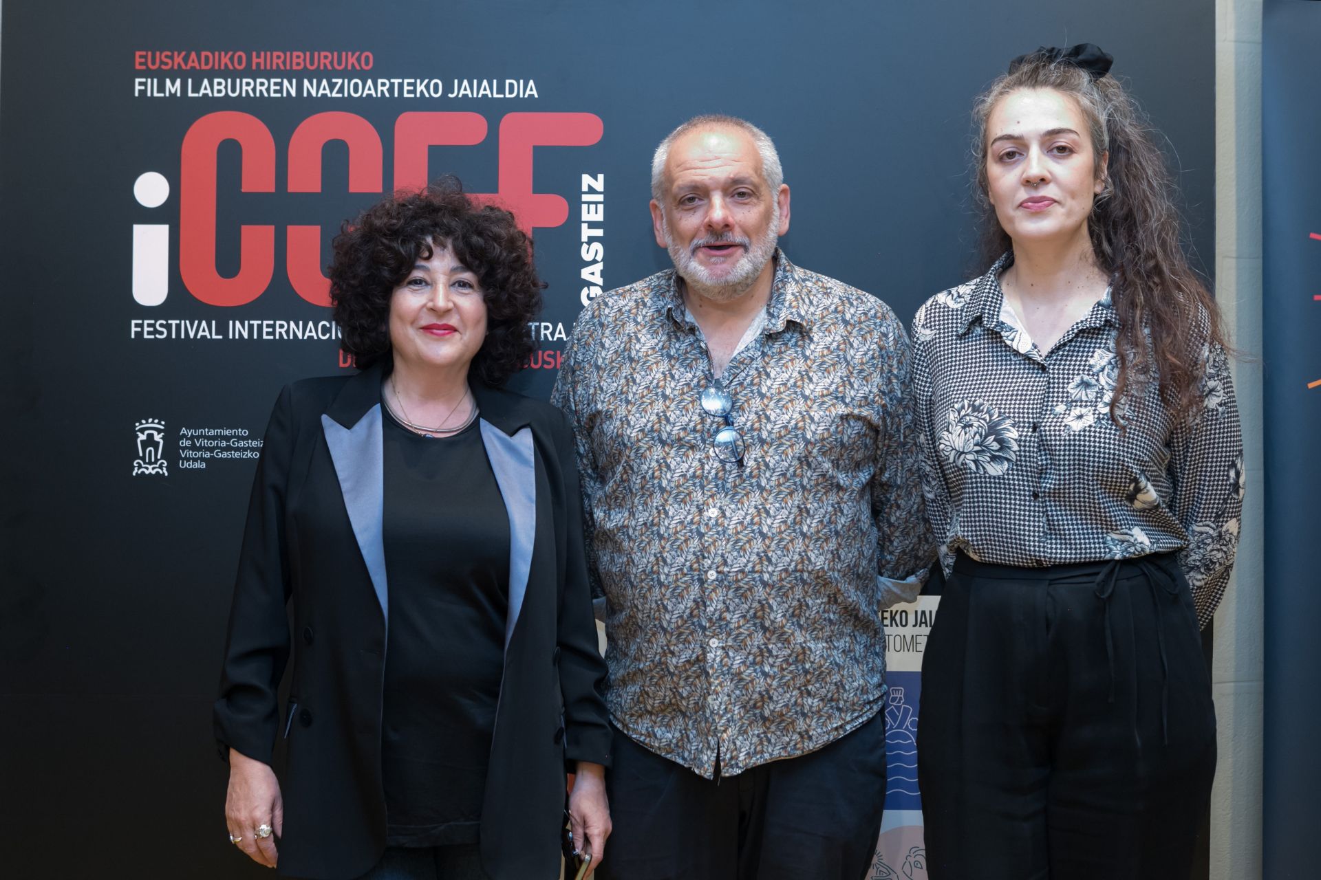Gemma Martínez, Miguel Parra y Norma Vila.