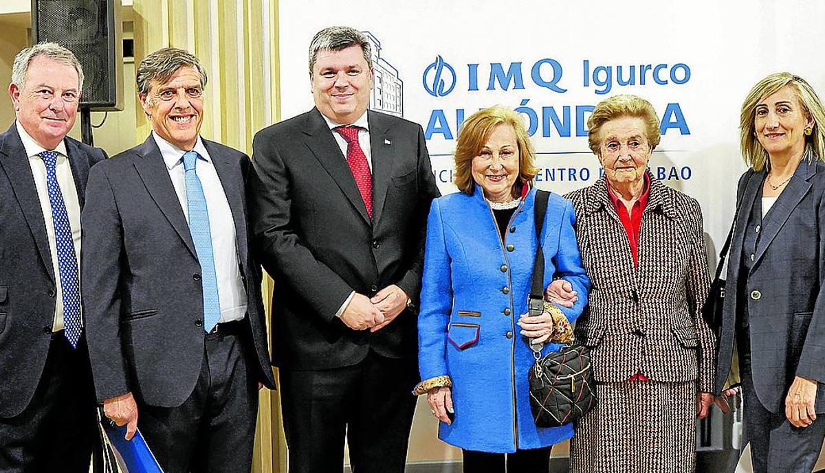 Javier Aguirregabiria, Santiago Canales, Juan Ibarretxe, Maite López, María Luz López y Beatriz Astigarraga.