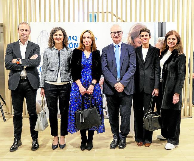 Jorge Díez, María José Gutiérrez, Mercedes Bayón, Javier Maiztegui, Esther Zaballa y Susana Seisdedos.