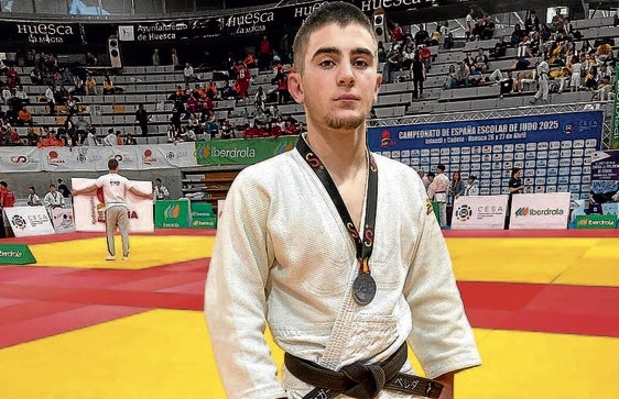 Liher Pereda en el Campeonato de España celebrado en Huesca.