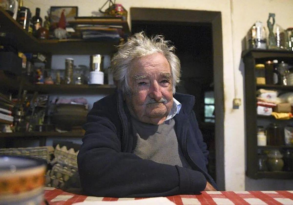 Pepe Mujica, en su casa.