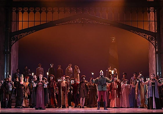 Representación en 2015 en el Euskalduna de 'Otello', que regresa en la próxima temporada.