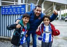 La afición albiazul anima al Glorioso