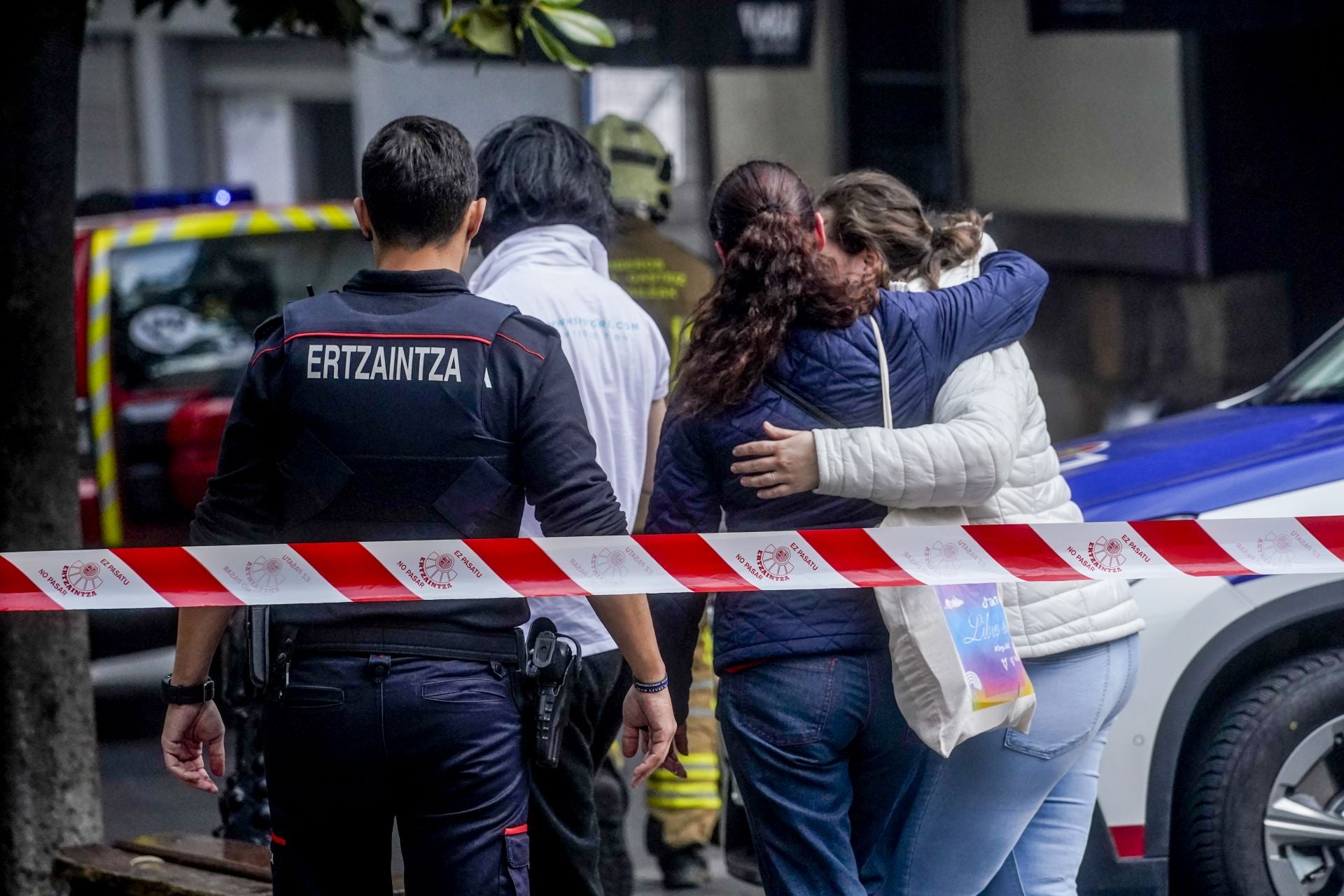 El incendio en el Casco Viejo de Vitoria en imágenes