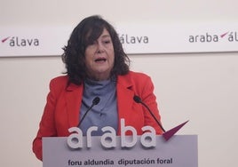 Itziar Gonzalo, diputada foral de Hacienda, Finanzas y Presupuestos.