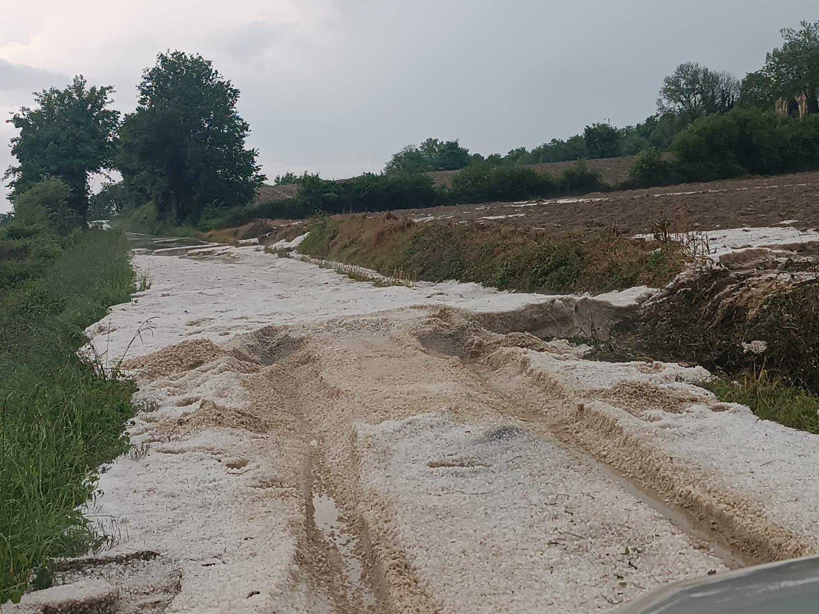 Granizada en Alegría-Dulantzi