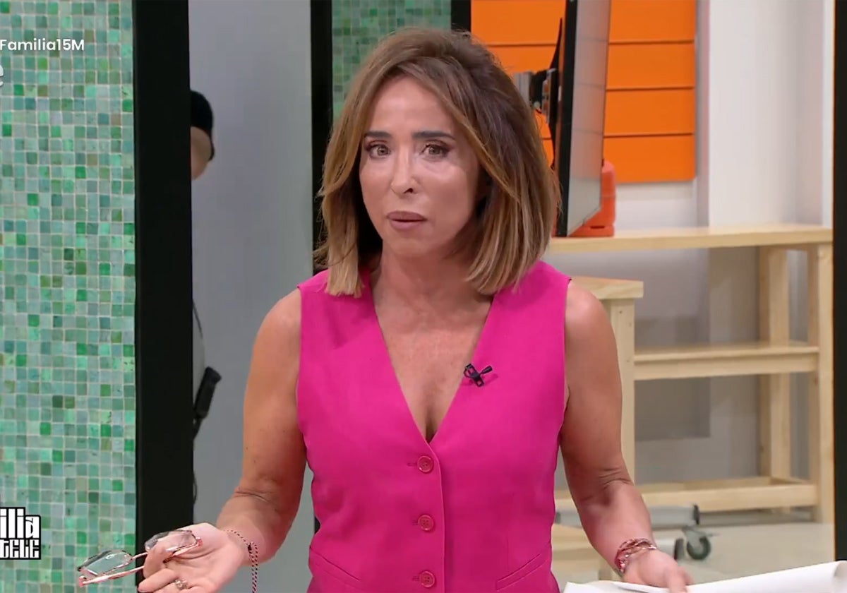 TVE aparta a María Patiño del segundo bloque de 'La Familia de la Tele'