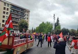 Los pensionistas vascos exigen que su pensión se equipare al Salario Mínimo Interprofesional.