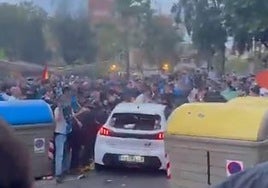 Atropello en Barcelona.