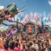 El festival de electrónica Elrow Town celebrado en Madrid.