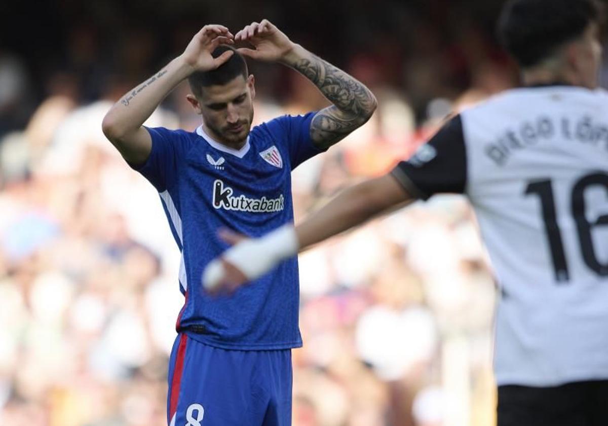 El gol anulado a Sancet por fuera de juego: «Por poco»